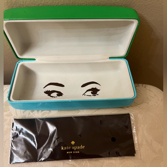 Kate Spade Oversized Sunglasses/ eyeglasses Hard Case New - Picture 1 of 5